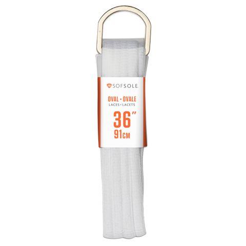 "SOF SOLE ATH OVL LACE WHT 36"