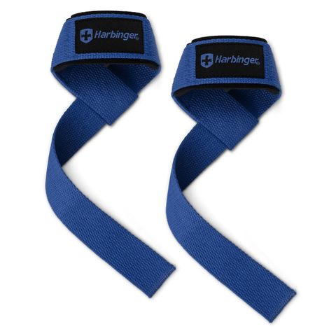 HAR COTTON LIFTING STRAPS BLUE