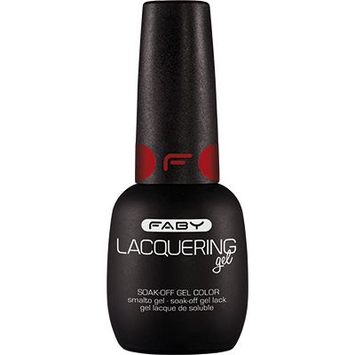 LACQUERING GEL RED 15ml Faby