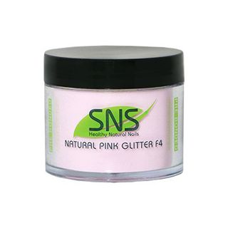 SNS NAT PINK GLITTER F4 POWDR 2oz/56g