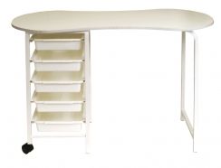 KIDNEY BUDGET MANICURE TABLE White