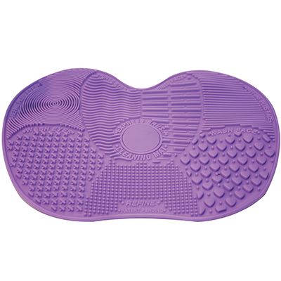 MAKE-UP BRUSH CLEANING MAT LILAC
