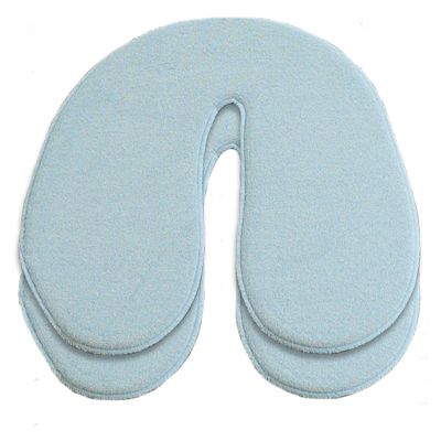 FACE REST COVER Grey Blue - 2 Pack