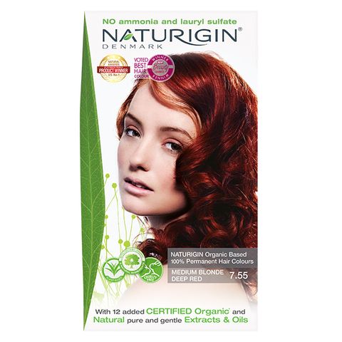 MEDIUM BLONDE DEEP RED 7.55 Naturigin