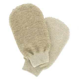 Riffi Body Peelng Wash Mitt Bamboo Linen