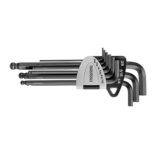 TENG BALL-END AF HEX KEY SET, 9PCE, 5/64