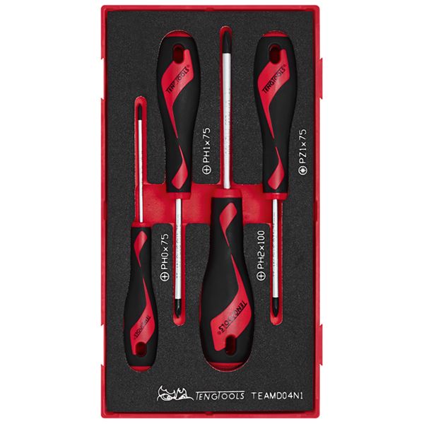 TENG 4PCE 1000V SCREWDRIVER SET PH/PZ - ITM Industrial Products