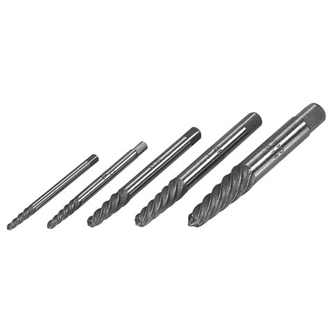 RYTOOL SPIRAL SCREW EXTRACTOR KIT, 5 PIECE