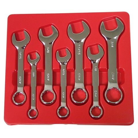 RYTOOL 7PC AF STUBBY SPANNER SET