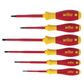 6 PIECE SCREWDRIVER SET, SLOTTED & POZIDRIVE, SOFTFINISH, VDE 1000V INSULATED