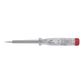 VOLTAGE TESTER 220-250 VOLTS, SLOTTED, TRANSPARENT, WITH PUSH-ON CLIP