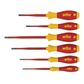 6 PIECE SLIMFIX SCREWDRIVER SET, SLOTTED & PHILLIPS, SOFTFINISH, VDE 1000V INSULATED