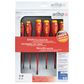 6 PIECE SLIMFIX SCREWDRIVER SET, SLOTTED & PHILLIPS, SOFTFINISH, VDE 1000V INSULATED