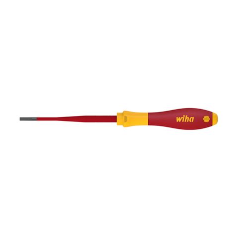 SLIMFIX SCREWDRIVER, SLOTTED 3.5 X 100MM, SOFTFINISH, VDE 1000V INSULATED