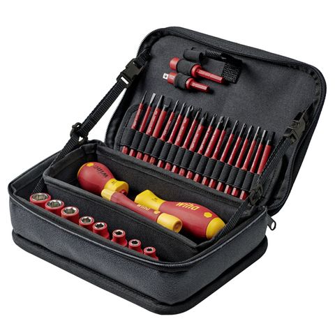TOOL SET SLIMVARIO® ELECTRIC MIXED, 32 PCS. INCL. MULTIFUNCTIONAL BAG