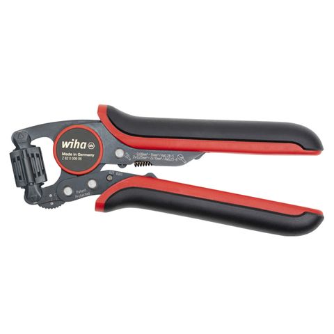 AUTOMATIC CRIMP TOOL FOR WIRE-END SLEEVES SQUARE CRIMPING WITH ROTATING CRIMPING HEAD