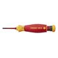 SCREWDRIVER WITH BIT MAGAZINE POCKETMAX&reg; ELECTRIC MIXED WITH 4 SLIMBITS, VDE 1000V INSULATED
