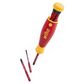 SCREWDRIVER WITH BIT MAGAZINE POCKETMAX&reg; ELECTRIC MIXED WITH 4 SLIMBITS, VDE 1000V INSULATED