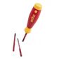 SCREWDRIVER WITH BIT MAGAZINE POCKETMAX&reg; ELECTRIC MIXED WITH 4 SLIMBITS, VDE 1000V INSULATED