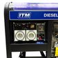 ITM DIESEL GENERATOR OPEN FRAME 6500W PEAK ELECTRIC START