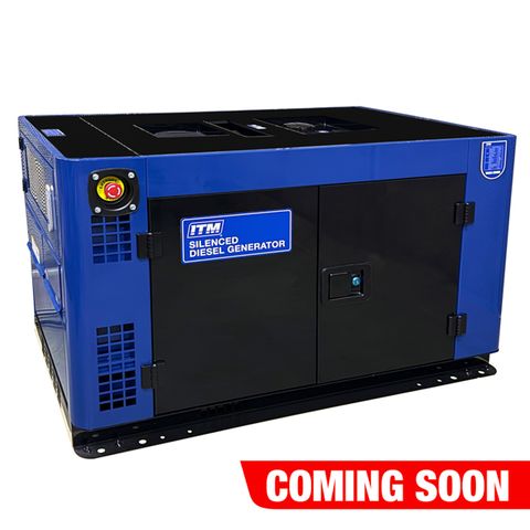 ITM DIESEL GENERATOR SILENT CABINET 12000W PEAK ELECTRIC START