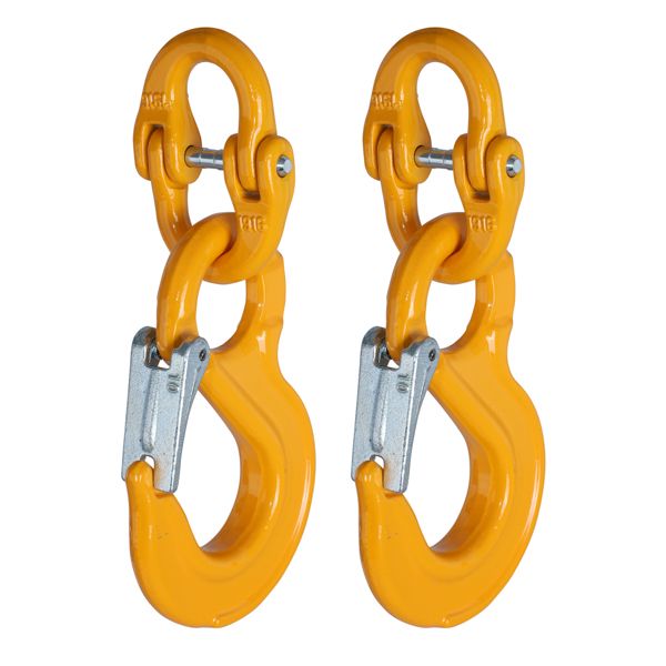 SAFETY CHAIN HOOK SET 10MM COMPONENTS, 6300KG MAX TOWING CAPACITY - ITM ...
