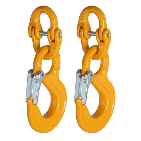 SAFETY CHAIN HOOK SET 10MM COMPONENTS, 6300KG MAX TOWING CAPACITY