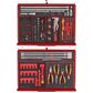 TENG 1133PCE PRO35 53" 19 DRAWER MONSTER STACK FOAM ROLL CABINET TOOL KIT, METRIC RED