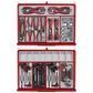 TENG 1295PCE PRO35 53" 19 DRAWER MONSTER STACK CABINET TOOL KIT, METRIC & IMPERIAL, PS TRAYS, RED