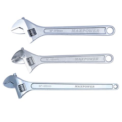 MAXPOWER - 3PC ADJUSTABLE WRENCH SET (15,18,24)