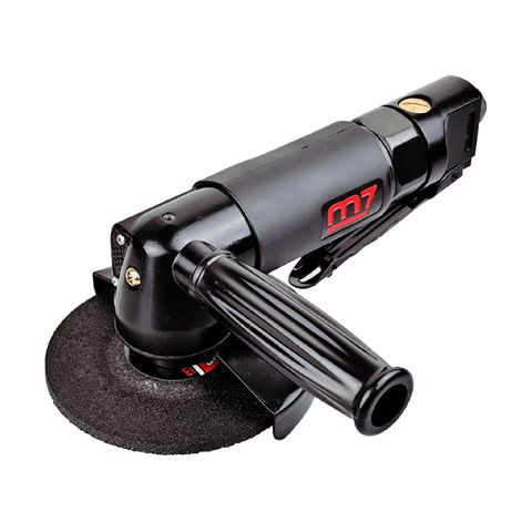 M7 ANGLE GRINDER 125MM, SAFETY LEVER THROTTLE, 5/8&rdquo;-11TPI SPINDLE