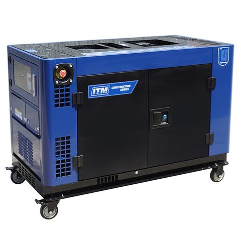 ITM DIESEL GENERATOR SILENT CABINET 14000W PEAK ELECTRIC START