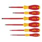 6 PIECE SCREWDRIVER SET, SLOTTED & PHILLIPS, SOFTFINISH, VDE 1000V INSULATED