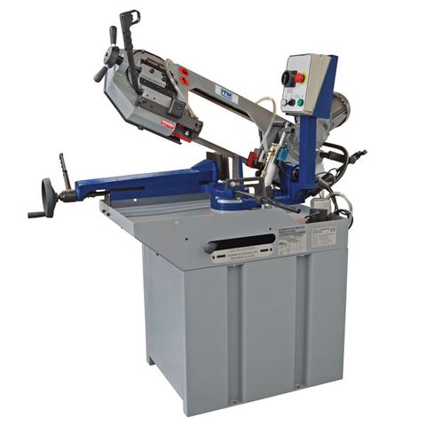 ITM BANDSAW, 220MM CAP, SWIVEL HEAD, 1 SPEED 240V 1PH,  HYD DOWN FEED