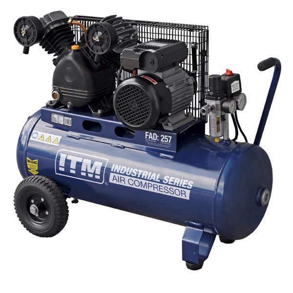 ITM AIR COMPRESSOR, BELT DRIVE, 2.5HP 60LTR FAD 257L/MIN - TM351-25060 ...
