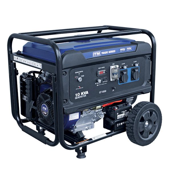 ITM 10KVA GENERATOR PETROL, 8000 WATT PEAK ELECTRIC START - TM510-8000 ...