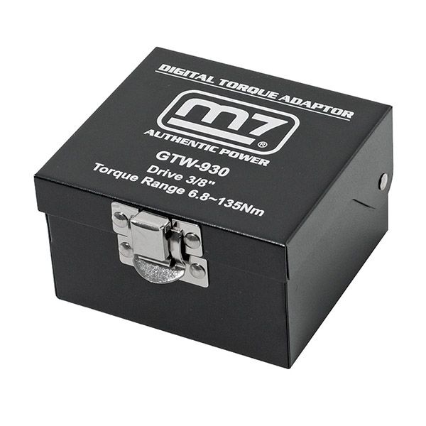 M7 GTW-930 Digital Torque Adapter For 3/8" Ratchets – 135 Nm Max, LED & Sound Alert