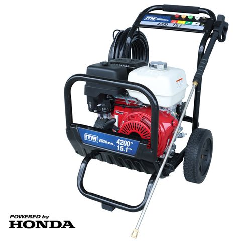 ITM PETROL PRESSURE WASHER GX390 HONDA ENGINE 4200PSI 15.1L/MIN
