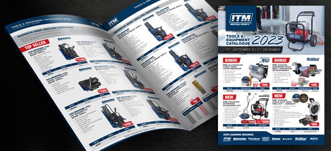 <h2>NEW TOOLS &<br>EQUIPMENT CATALOGUE</h2><p>Our largest promotional catalogue yet. <br>Check out the new products and great deals.</p><button>View The Catalogue</button>