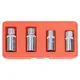 CHROME STUD EXTRACTOR SOCKETS