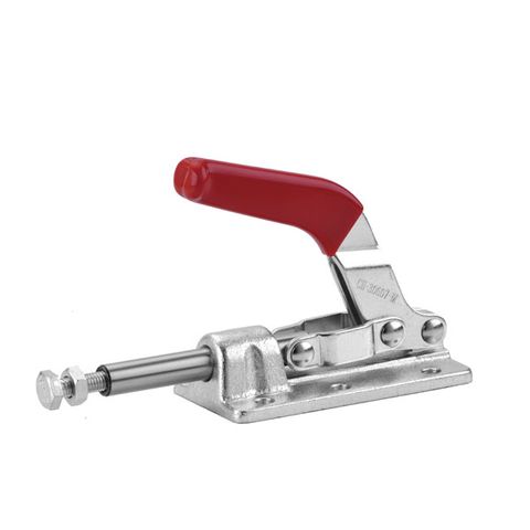TOGGLE CLAMP, PUSH/PULL, FLANGE BASE, BENT HANDLE, 318KG CAP, 41.3MM REACH