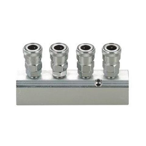 THB IN LINE MOUNTABLE MANIFOLD 4 WAY, INCLUDES COUPLERS