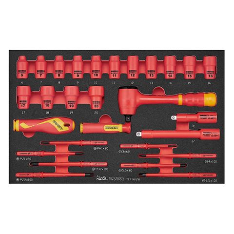 TENG 28PCE SOCKET AND SCREWDRIVER SET INSULATED