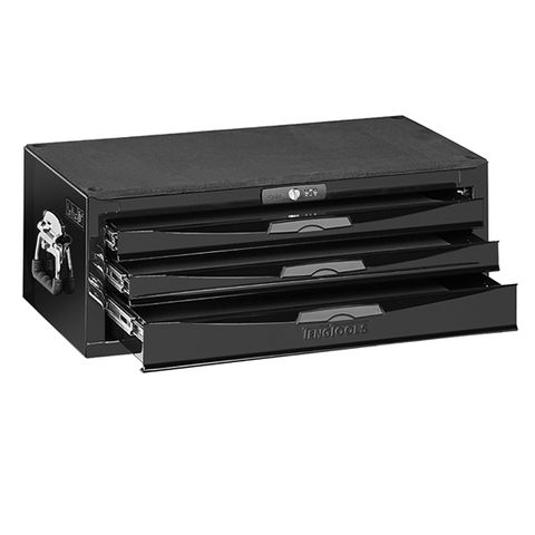 TENG 26" PRO MIDDLE BOX, 3 DRAWERS, BLACK