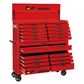 TENG 1185PCE 53" 19 DRAWER STACK TOOL KIT, METRIC & IMPERIAL, PS TRAYS, RED