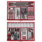 TENG 1185PCE 53" 19 DRAWER STACK TOOL KIT, METRIC & IMPERIAL, PS TRAYS, RED