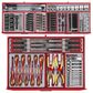 TENG 1185PCE 53" 19 DRAWER STACK TOOL KIT, METRIC & IMPERIAL, PS TRAYS, RED