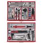 TENG 1185PCE 53" 19 DRAWER STACK TOOL KIT, METRIC & IMPERIAL, PS TRAYS, RED