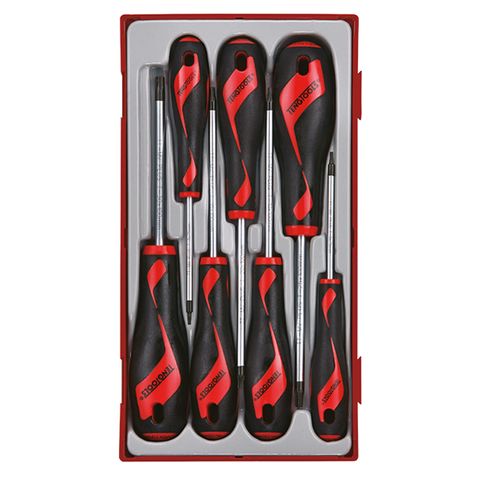 TENG 7PCE MD TX/TPX SCREWDRIVER SET - TC-TRAY