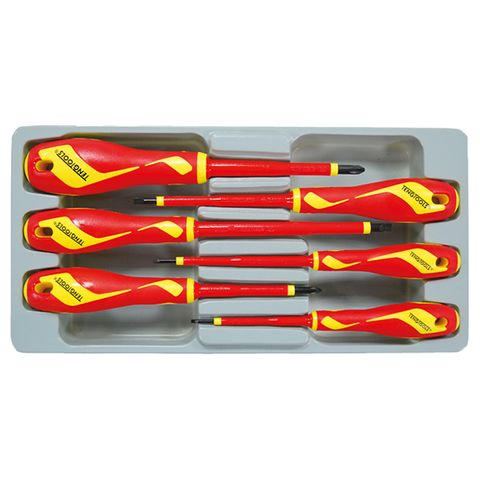 TENG 6PCE MD 1000V VDE FL-PH SCREWDRIVER SET